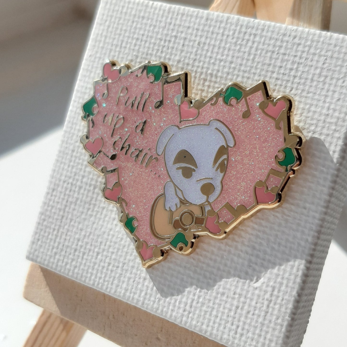 K.K Slider Heart // Animal Crossing Enamel Pin // Discontinued