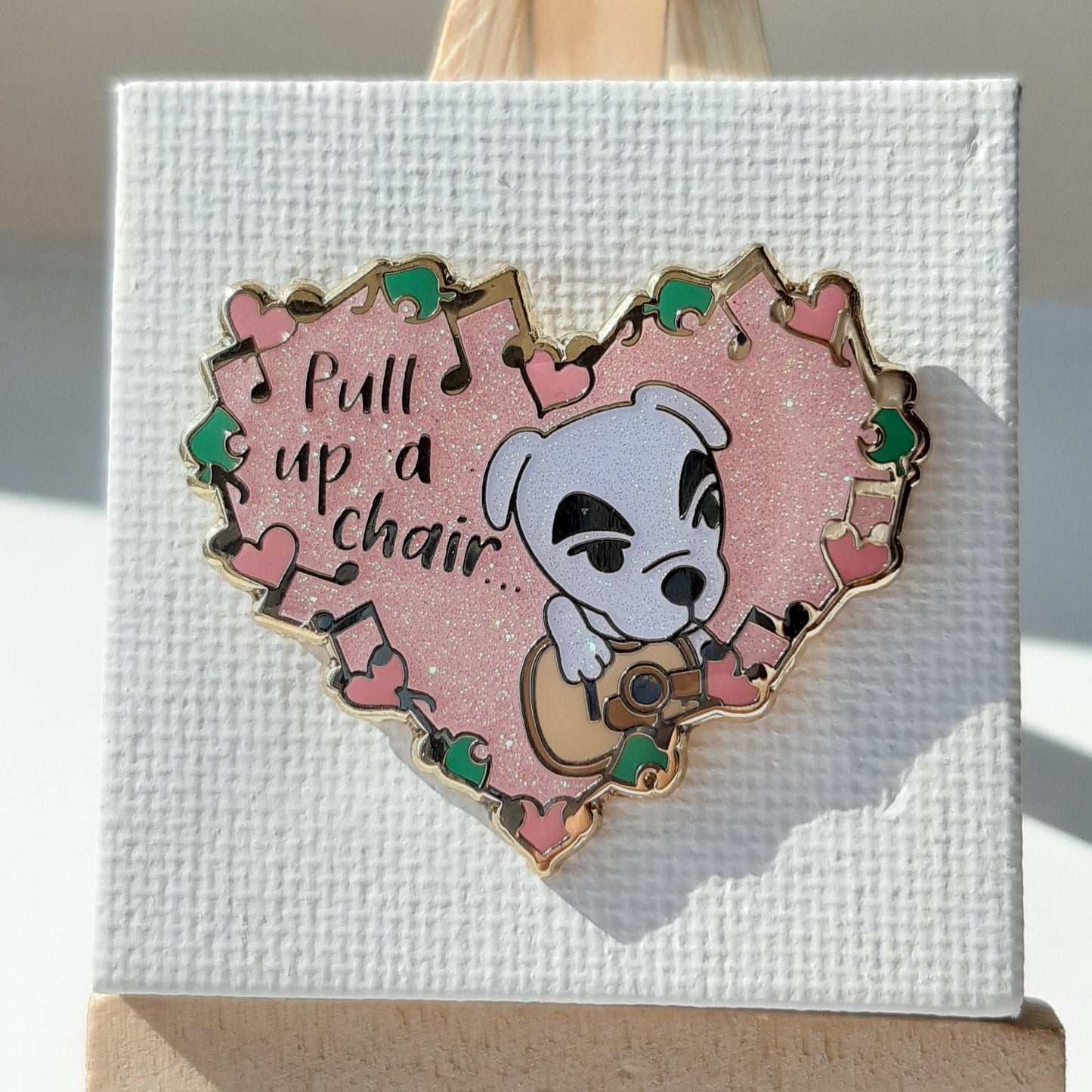 K.K Slider Heart // Animal Crossing Enamel Pin // Discontinued