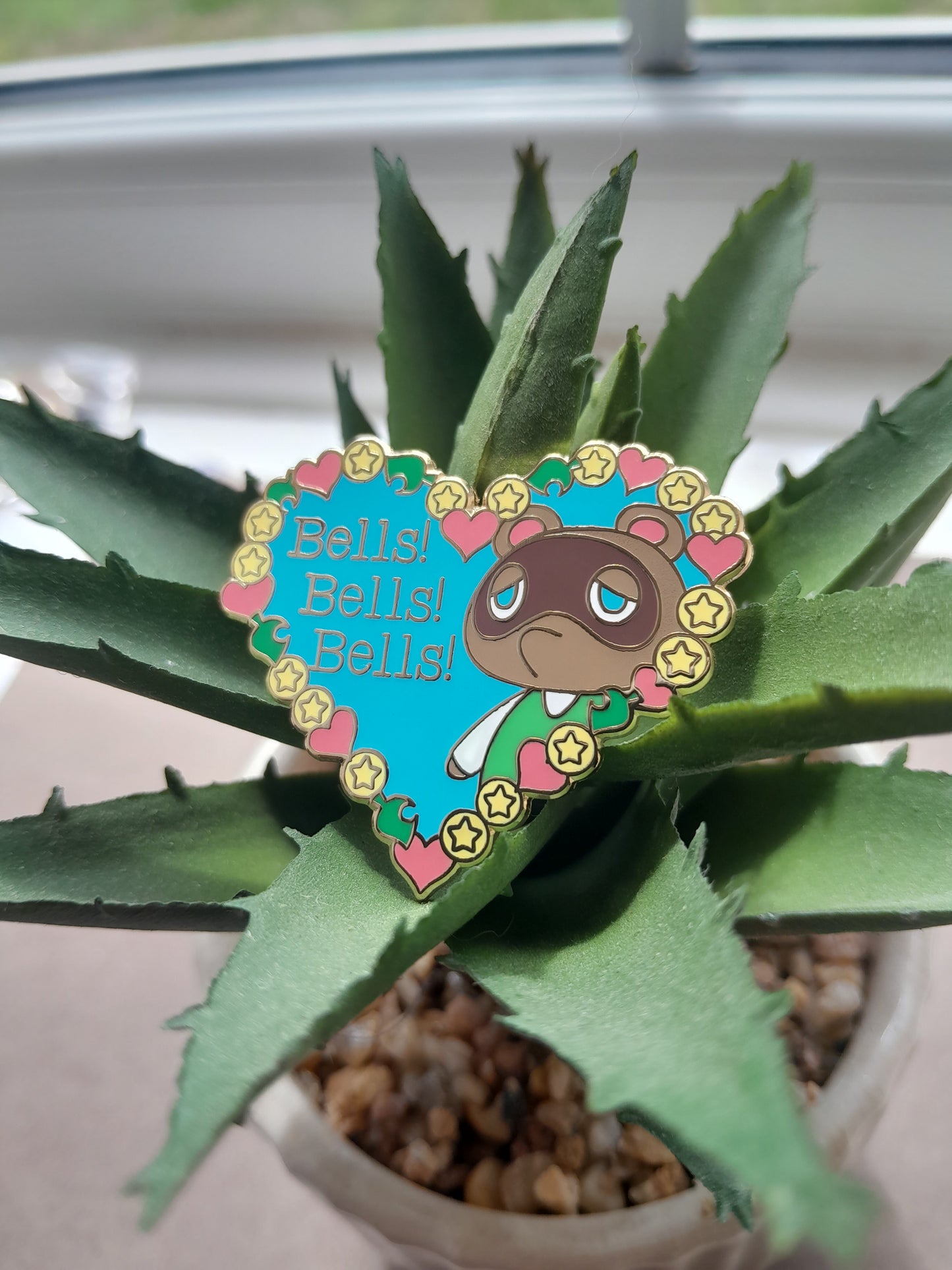 Tom Nook Heart // Animal Crossing Enamel Pin // Discontinued