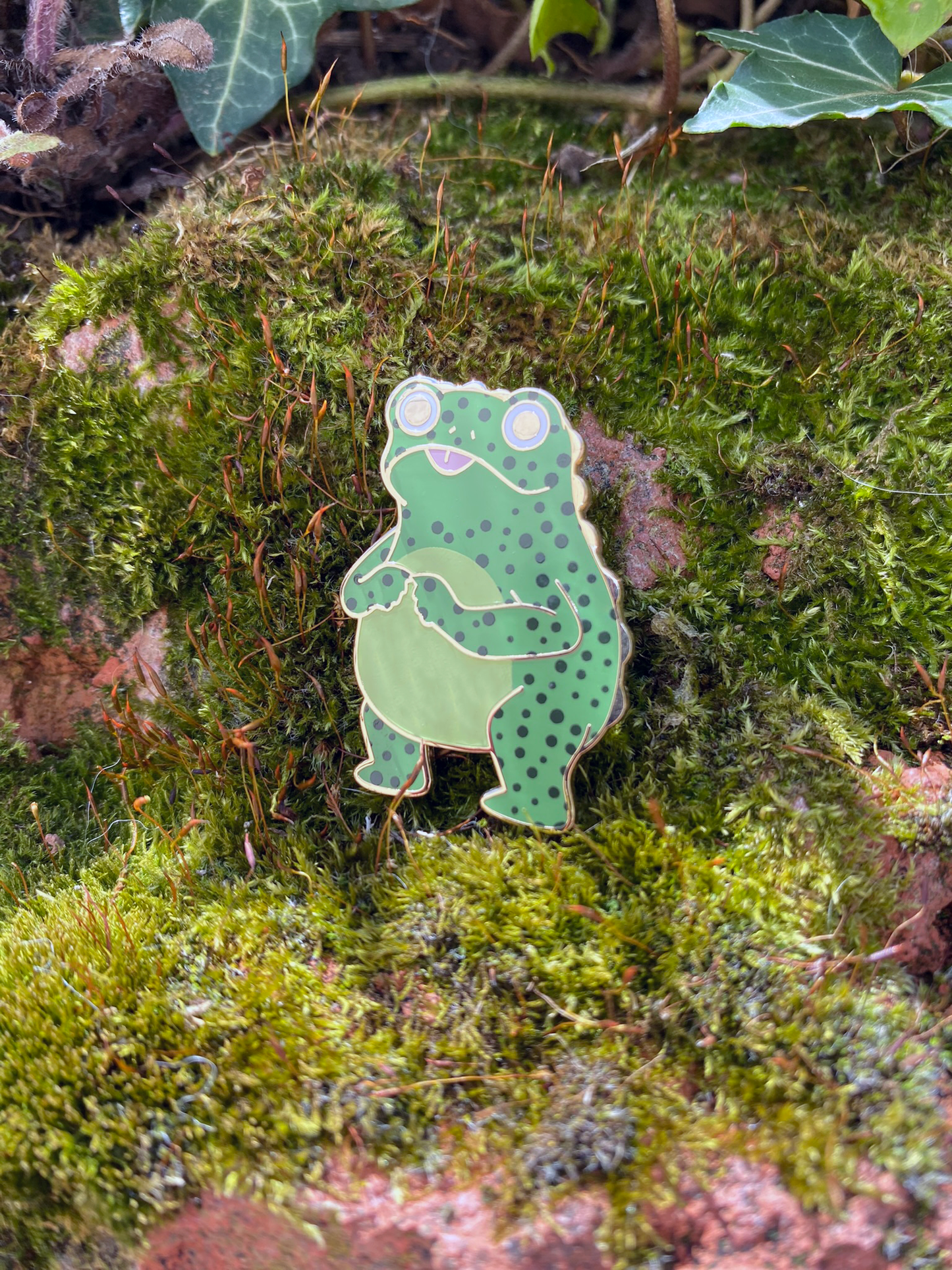 Loveland Frog Enamel Pin - Cryptid Series