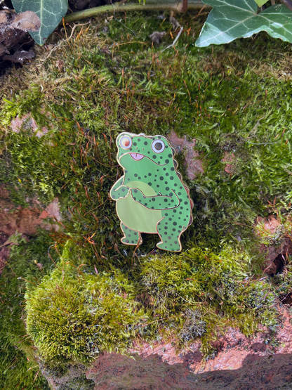 Loveland Frog Enamel Pin - Cryptid Series