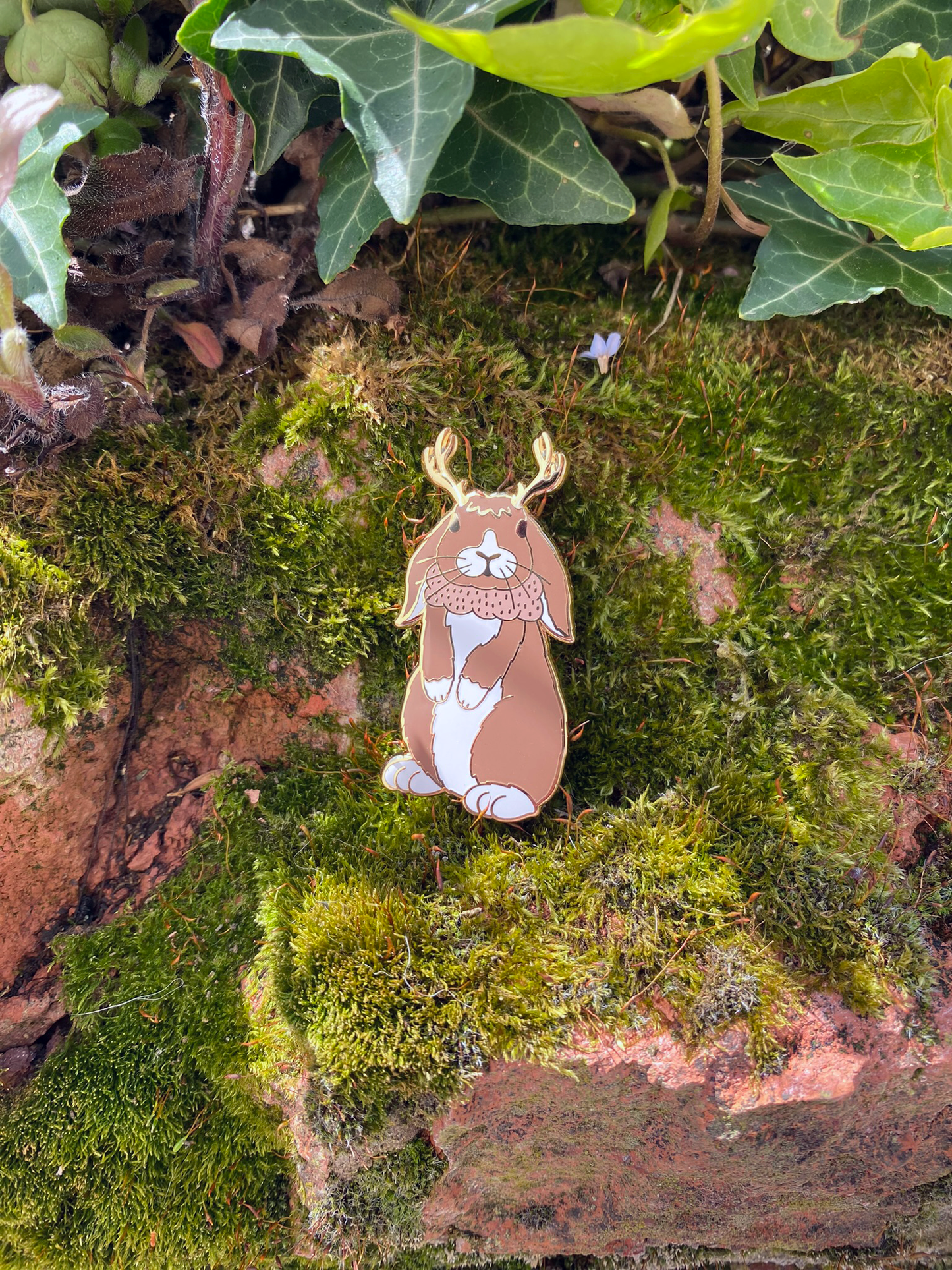 Jackalope Enamel Pin - Cryptid Series