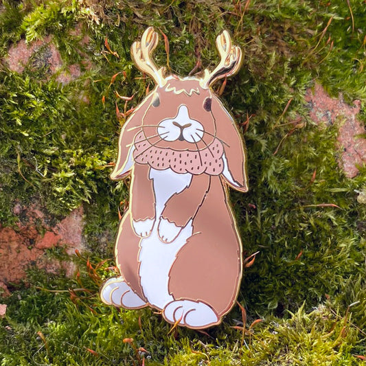 Jackalope Enamel Pin - Cryptid Series