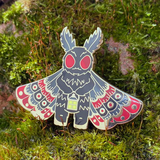 Mothman Enamel Pin - Cryptid Series