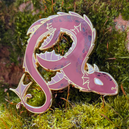 Sea Serpent Enamel Pin - Cryptid Series