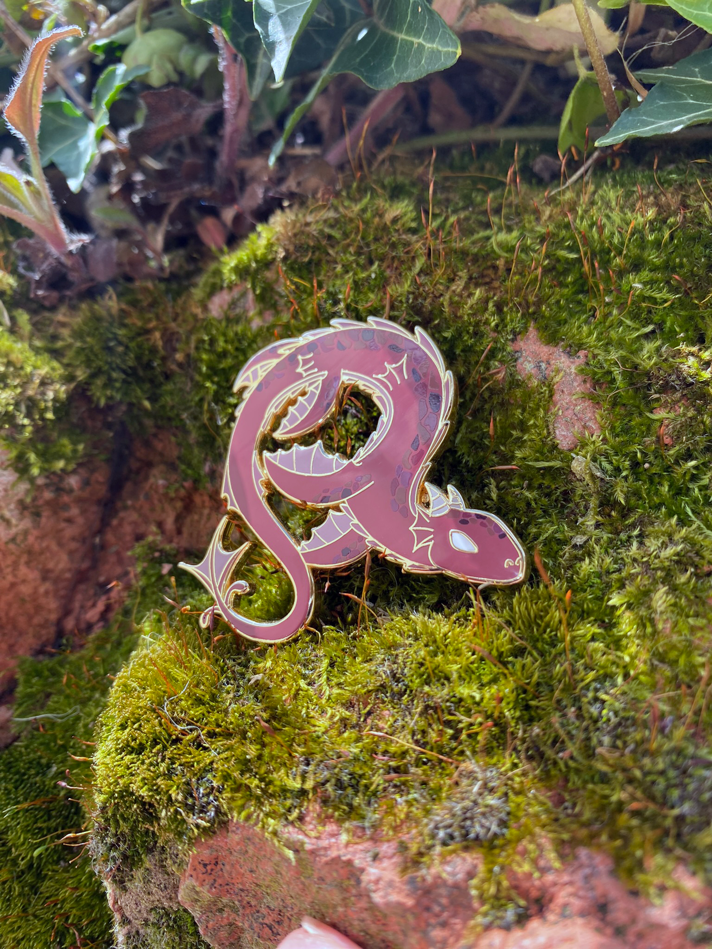 Sea Serpent Enamel Pin - Cryptid Series