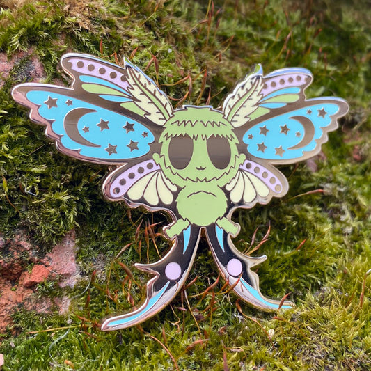 Luna Pastel Moth Enamel Pin