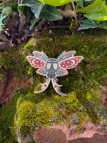 Young Mothman Enamel Pin - Cryptid Series