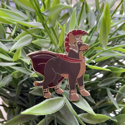 Ares Doberman // Greek God Enamel Pin