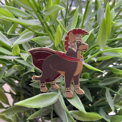 Ares Doberman // Greek God Enamel Pin