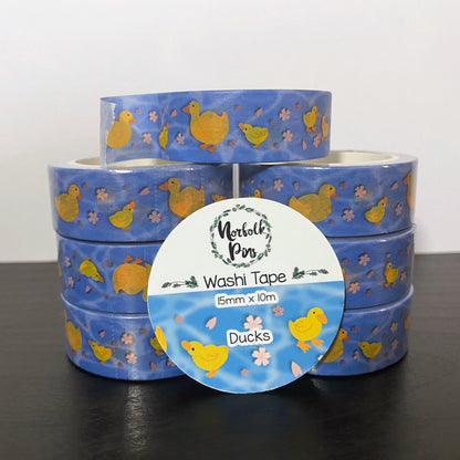 Cute Duck Washi Tape - 15mm x 10m