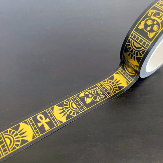 Egyptian Gold Foil Washi Tape - 15mm x 10m