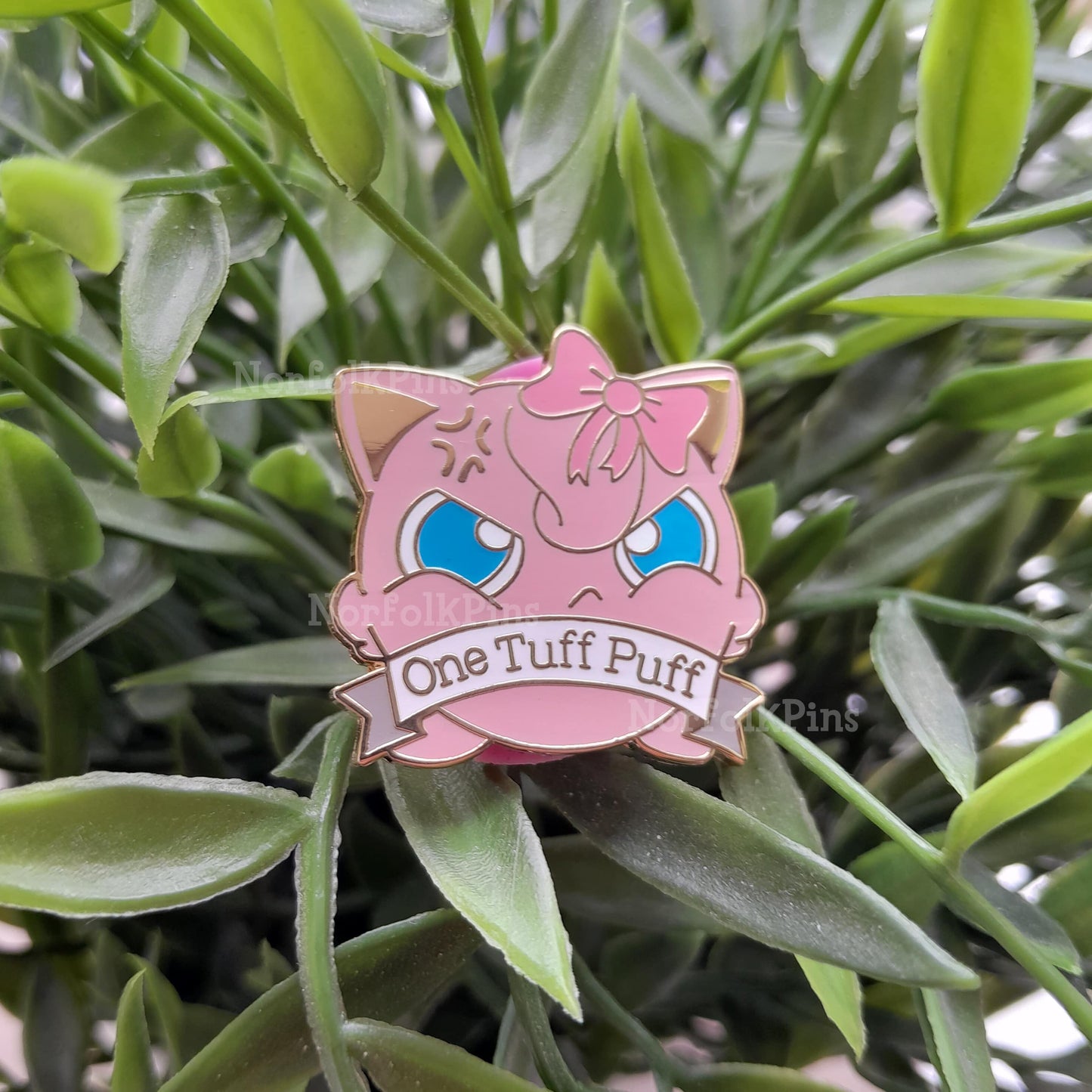 Jigglypuff One Tuff Puff // Pokemon Enamel Pin