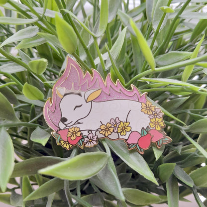 Persephone Lamb // Greek Goddess Enamel Pin