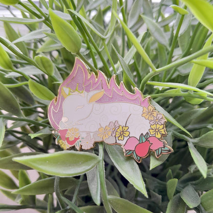 Persephone Lamb // Greek Goddess Enamel Pin