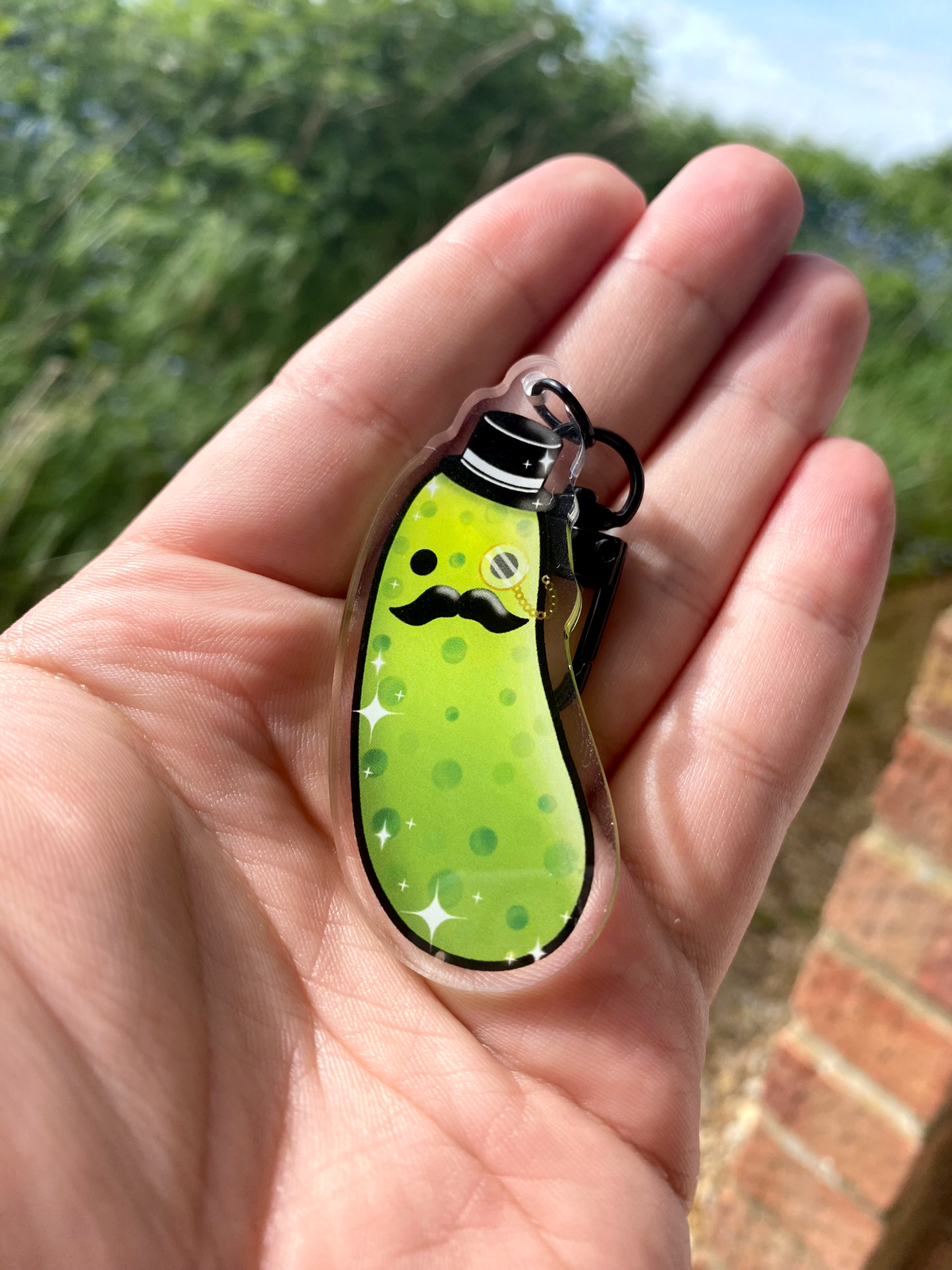 Sir Pickle Acrylic Charm/Keychain