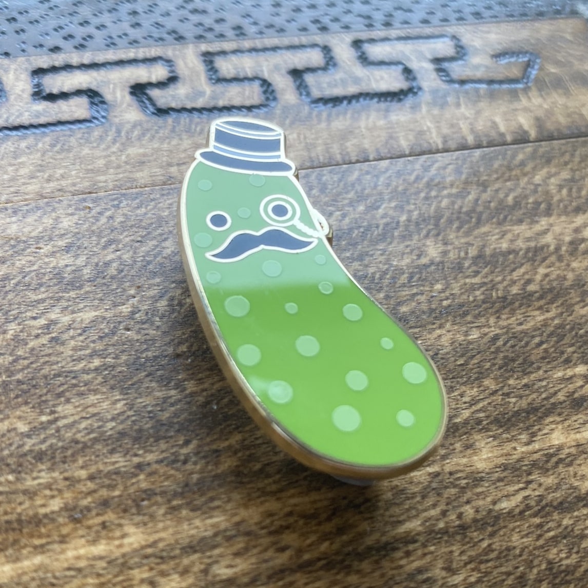 Sir Pickle Enamel Pin