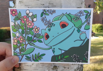 Bulbasaur Happy Seed Frog // Pokemon Enamel Pin