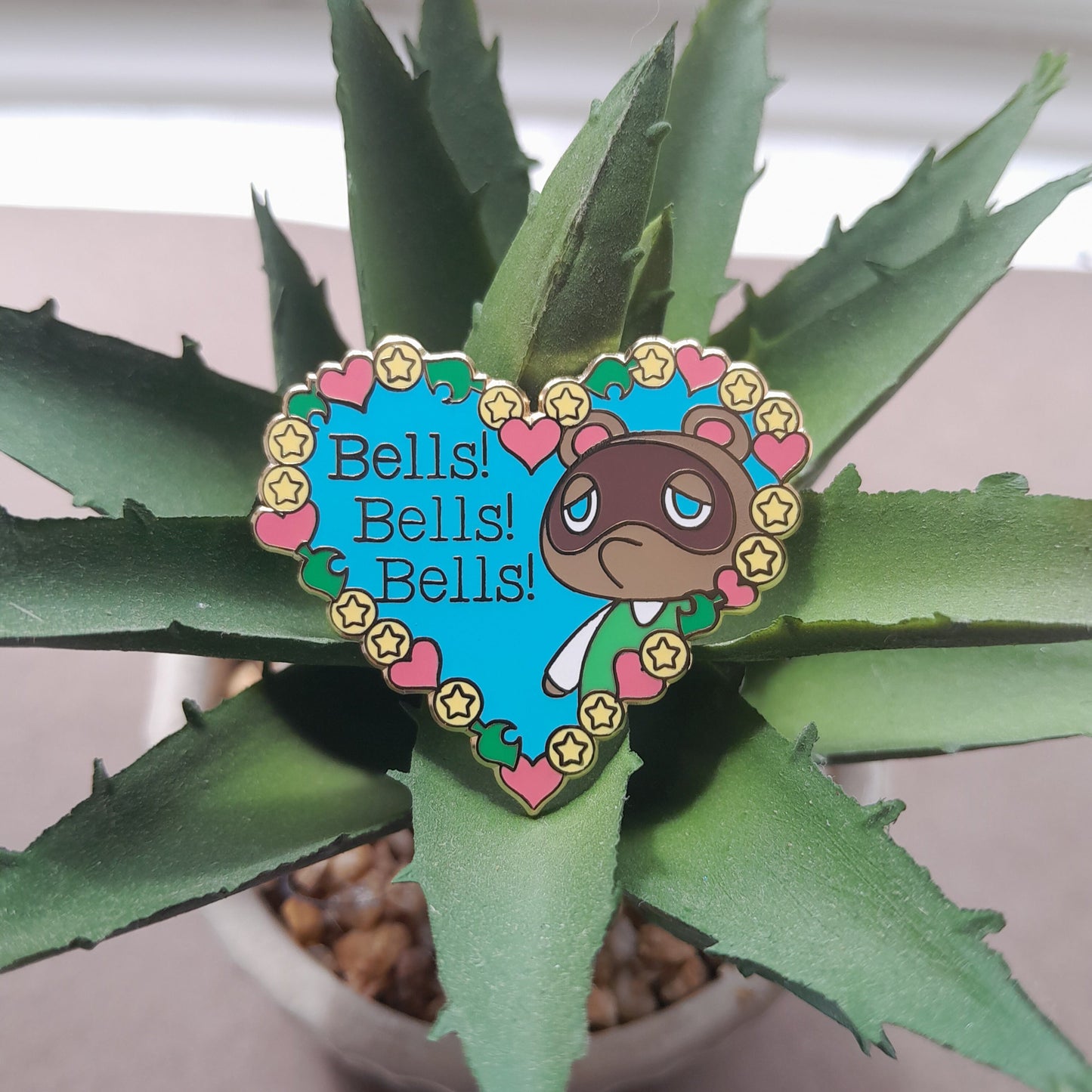 Tom Nook Heart // Animal Crossing Enamel Pin // Discontinued