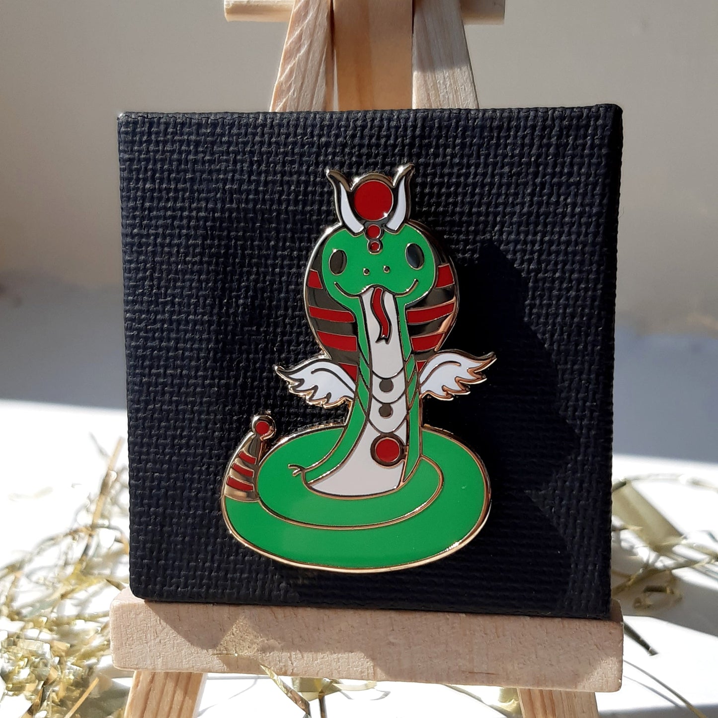 Wadjet Snake // Egyptian Goddess Enamel Pin