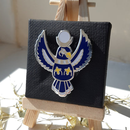 Khonsu Falcon // Egyptian God Enamel Pin