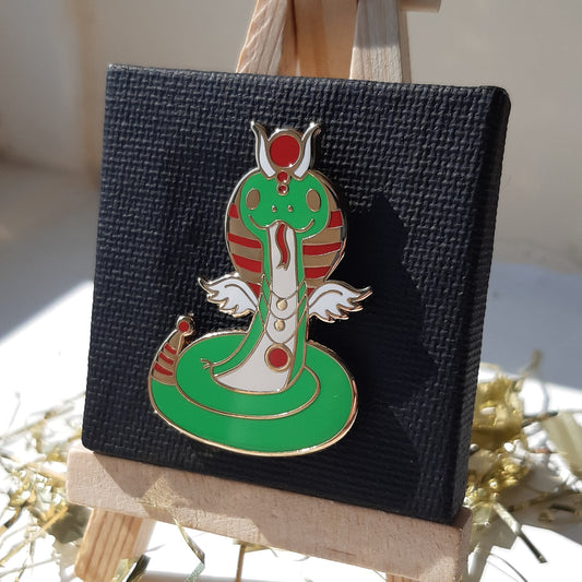 Wadjet Snake // Egyptian Goddess Enamel Pin