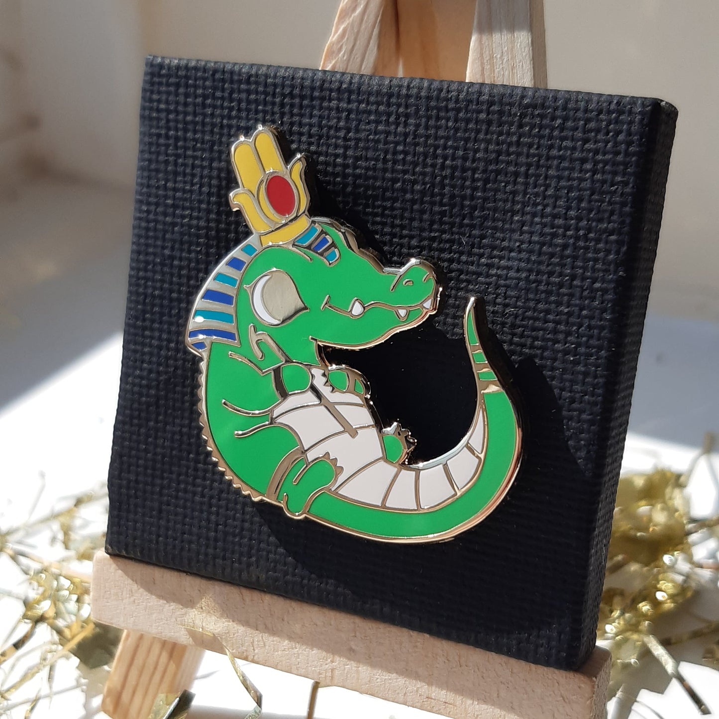 Sobek Crocodile // Egyptian God Enamel Pin