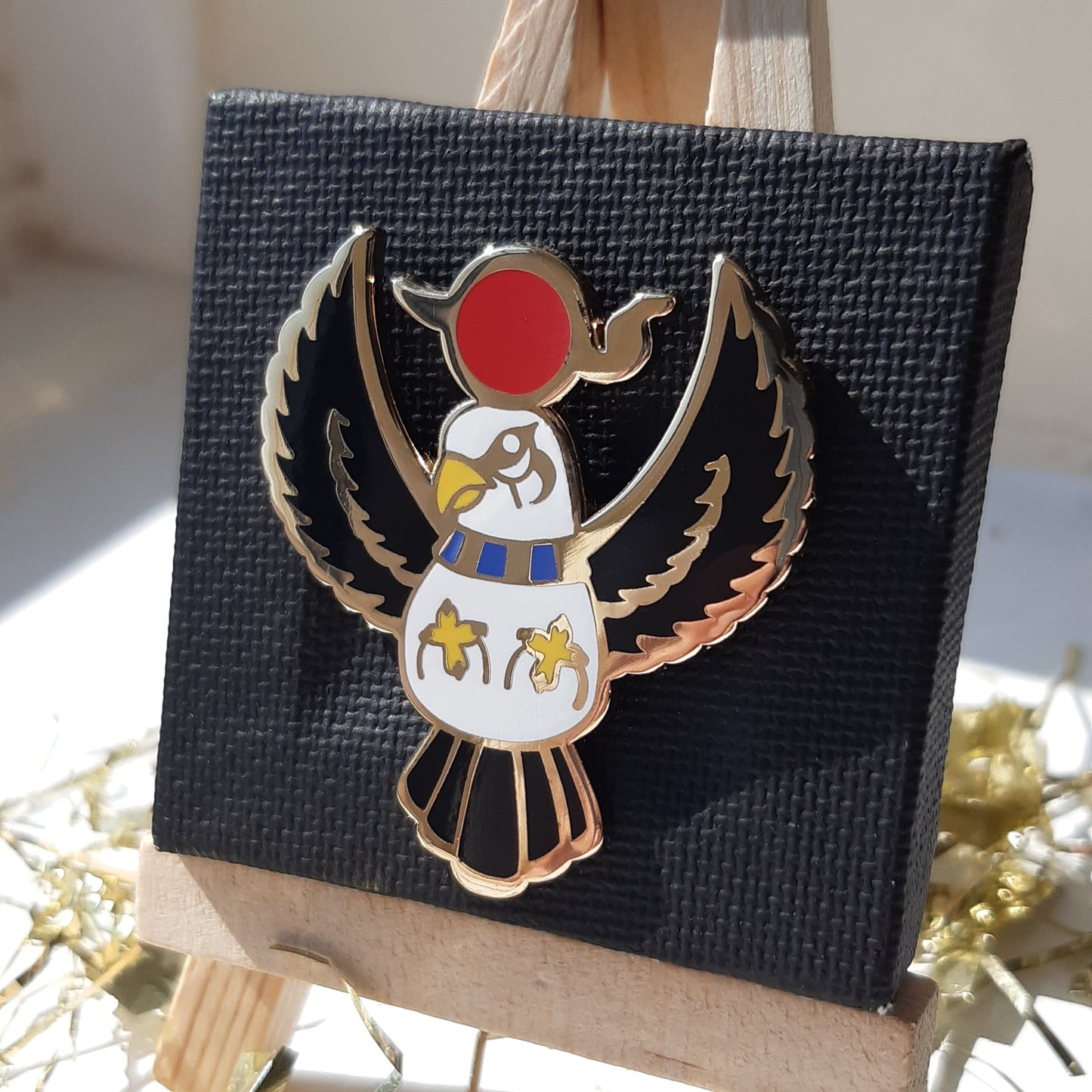 Ra Falcon // Egyptian God Enamel Pin