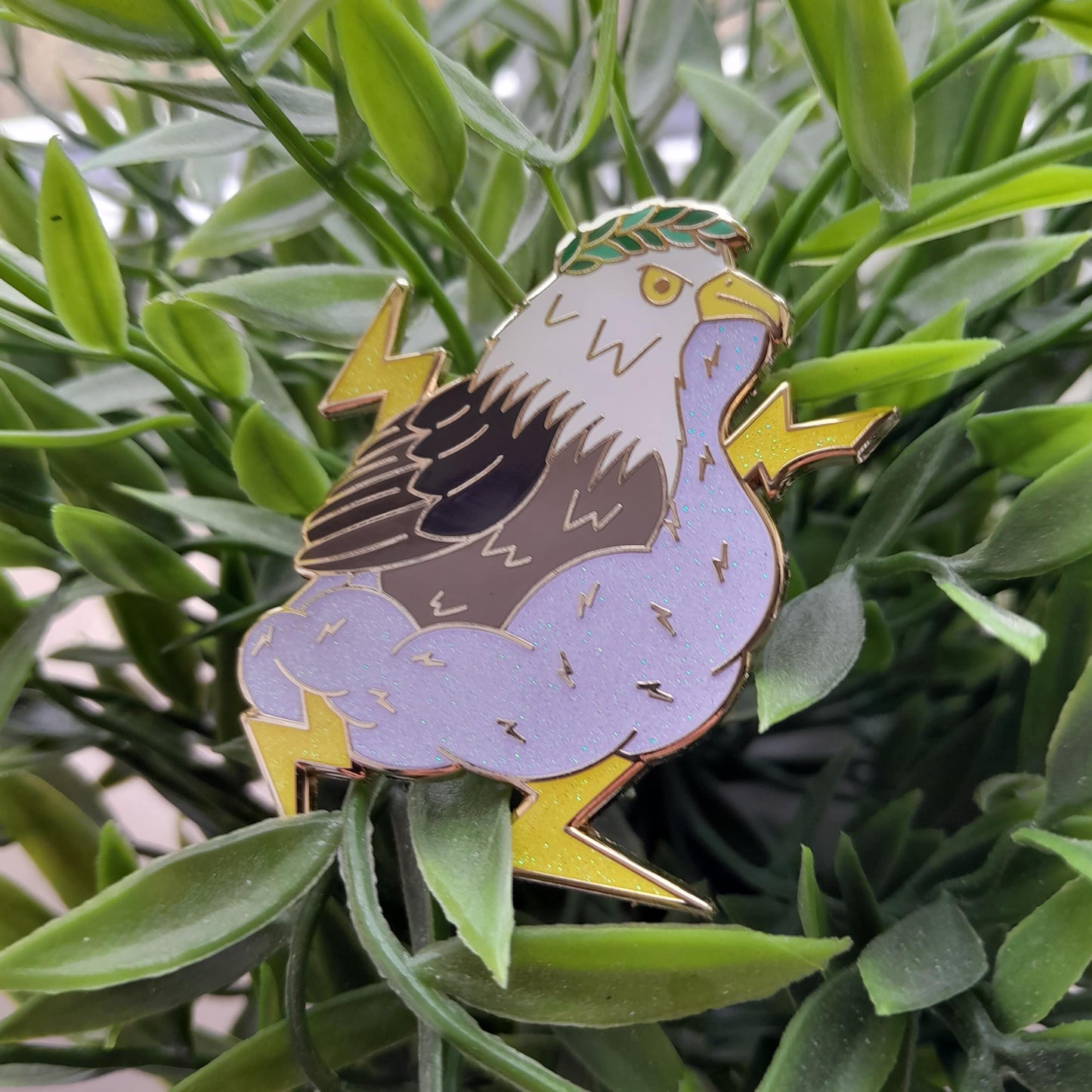 Zeus Eagle // Greek God Enamel Pin