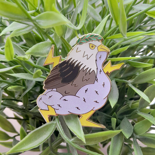 Zeus Eagle // Greek God Enamel Pin